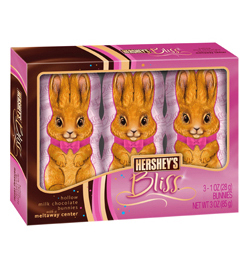 Hershey's Bliss® Milk Chocolate Bunnies with a Meltaway Center